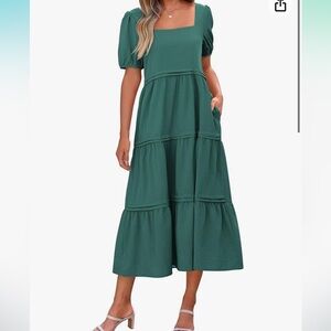 Never worn green dress XL